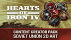 Hearts of Iron IV: Content Creator Pack - Soviet Union 2D Art